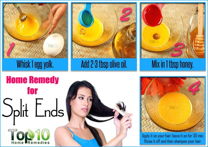 what are the best home remedies for split ends terbaru