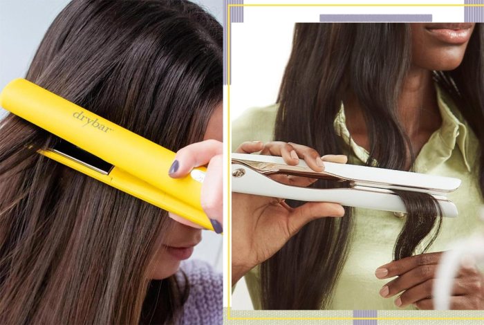 how to use a hair straightener to create curls