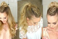 hairstyles haircutshair trendstutorial half up top knot