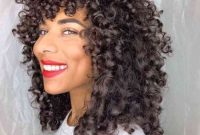 hairstyles haircutscurly hairstyleswear curly hair with bangs