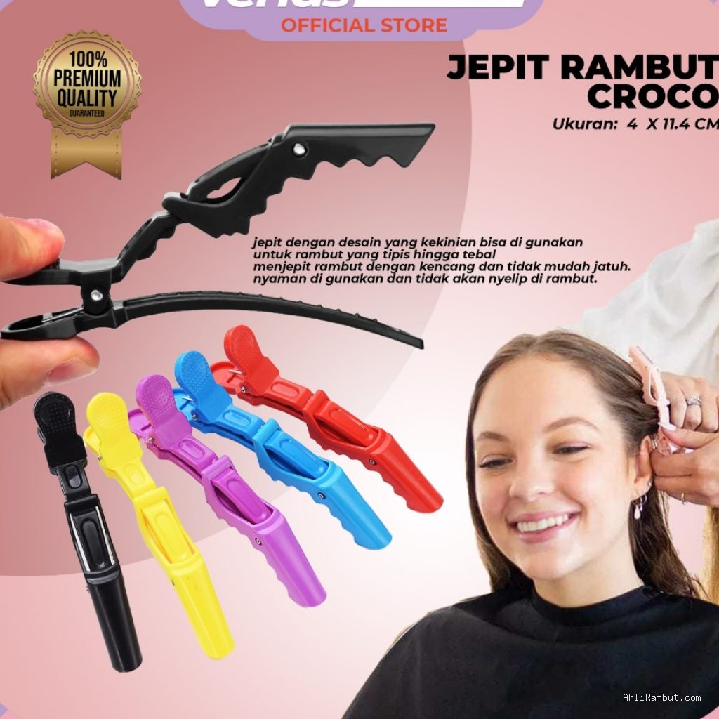 Photo by shopee.co.id - Panduan Memilih Jepit Rambut Salon Buaya untuk Rambut Tebal