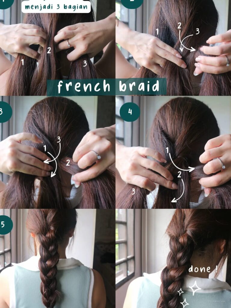 Photo by lemon8-app.com - Panduan Mudah Membuat French Braid untuk Pemula Langkah demi Langkah