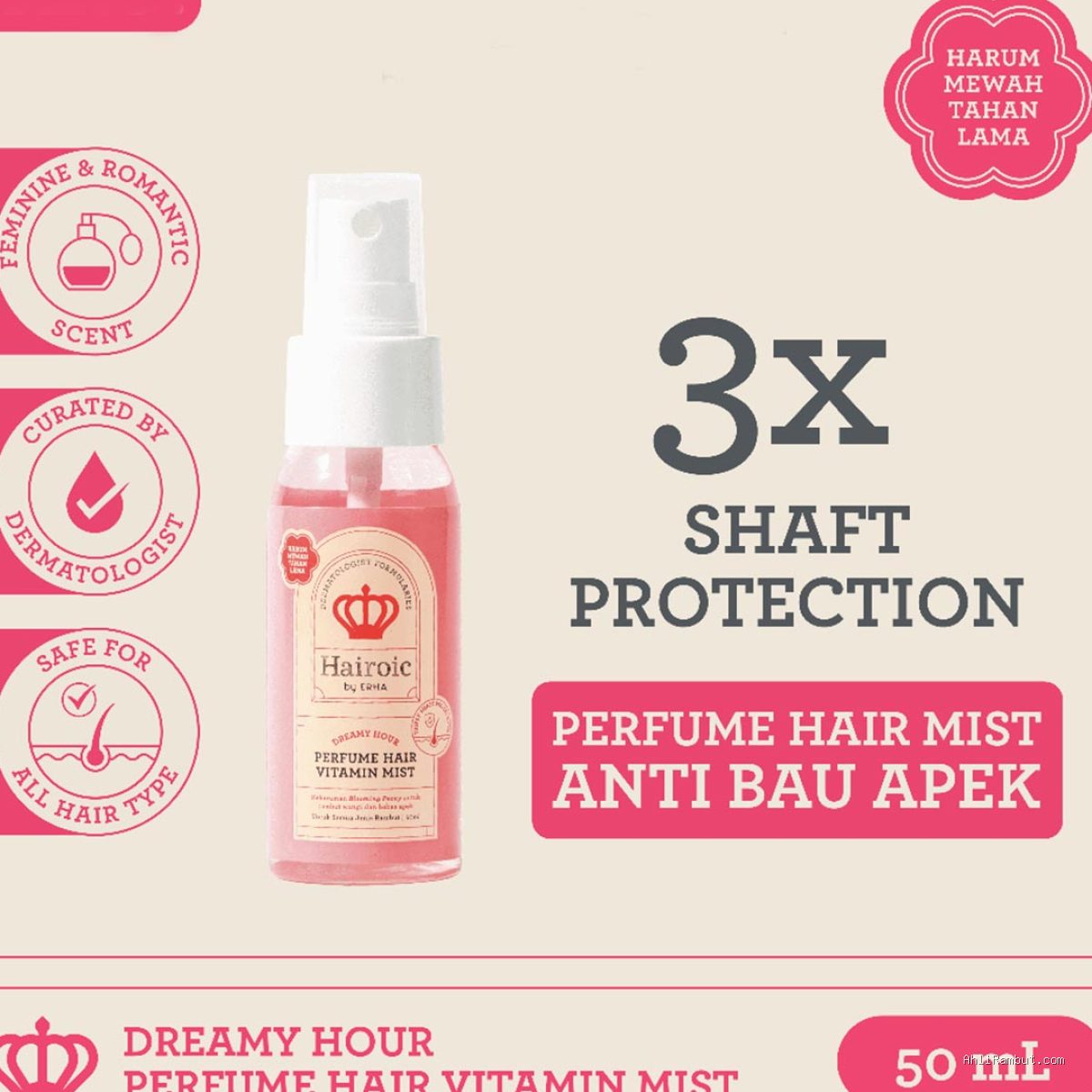 Bolehkah Memakai Hair Mist Beraroma Wangi di Kulit Kepala yang Menipis
